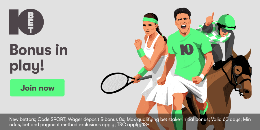 10bet UK - Sports offer 100% up to £50