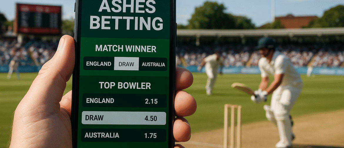 🏏 Understanding The Ashes Betting – Best Markets, Predictions & UK Tips