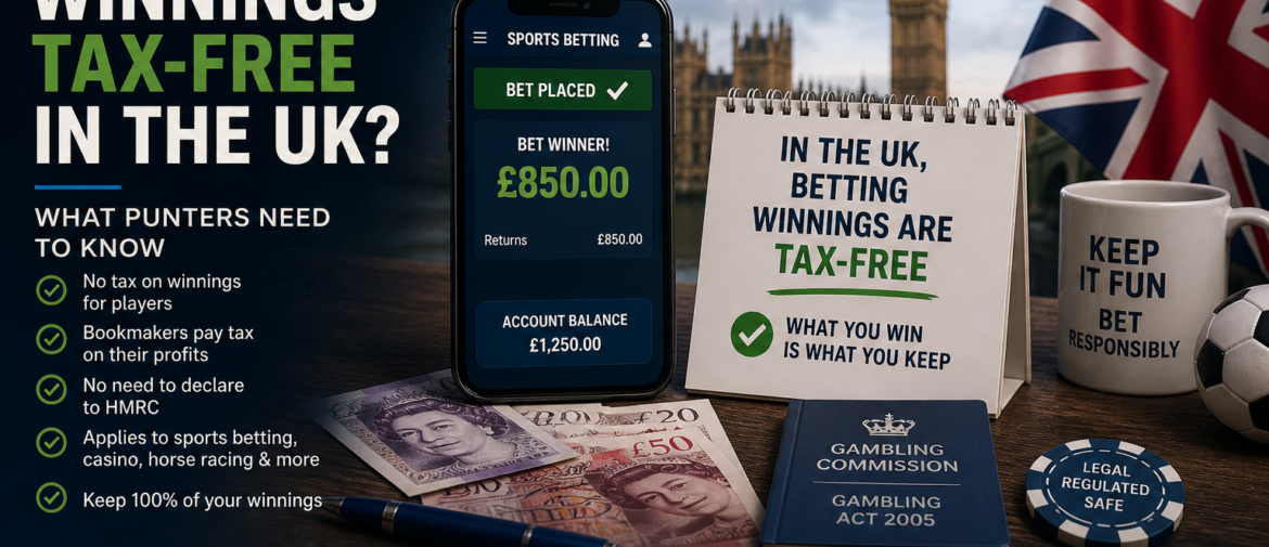 Are Betting Winnings Tax-Free in the UK? Full Guide for Punters