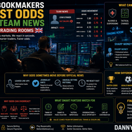 How Bookmakers Adjust Odds After Team News – Inside UK Trading Rooms