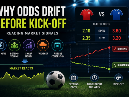 Why Odds Drift Before Kick-Off – Reading Market Signals