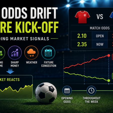 Why Odds Drift Before Kick-Off – Reading Market Signals